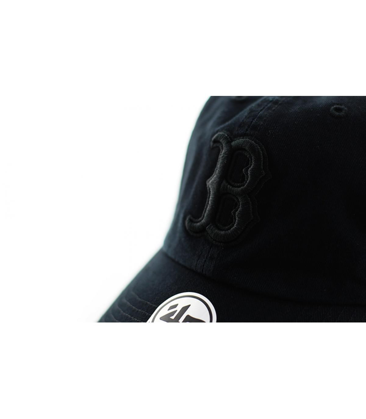 black Boston curve cap black Boston curve cap